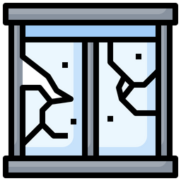 Broken Window  Icon