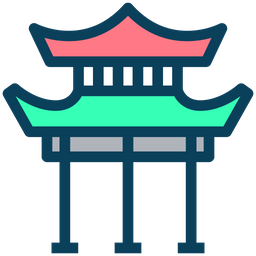 Chinese Gate  Icon