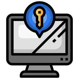 Computer Key  Icon