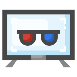 3 D Tv  Icon