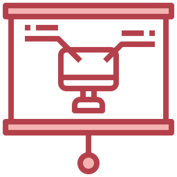 Online Presentation  Icon