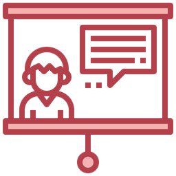 Online Presentation  Icon