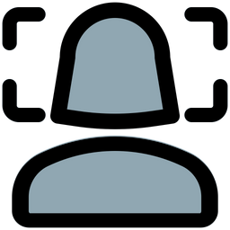 얼굴 인식  아이콘