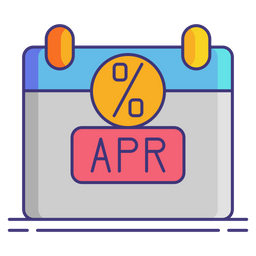 Annual Percentage Rate  Icon