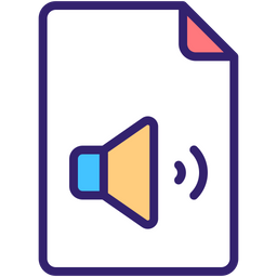 Audio File  Icon