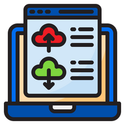 Cloud Transfer Data  Icon