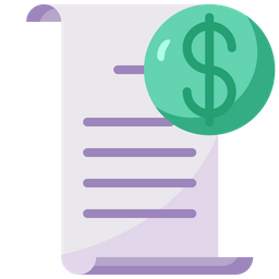 Invoice Receipt  Icon