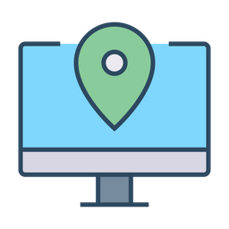 Computer Location  Icon