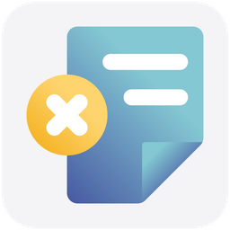 Delete Document  Icon