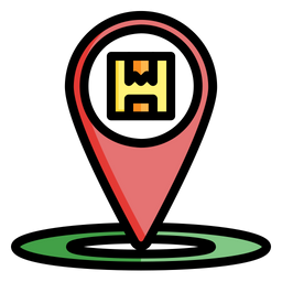 Packet Location Business Store Icon