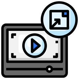 Expand Video Player  Icon