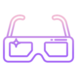 3 D Glasses  Icon