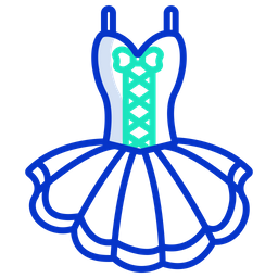 Ballettkleid  Symbol