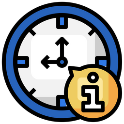 Clock Info  Icon