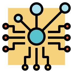 Digitales Netzwerk  Symbol