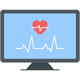 Heart Monitoring Cardiac Chip Loop Monitoring アイコン