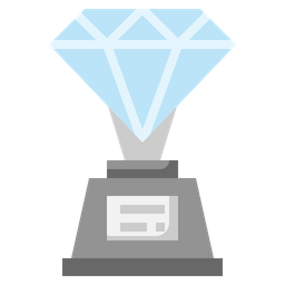 Troféu de diamante  Ícone