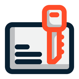 Card Key  Icon