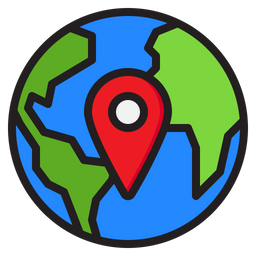 Global Location  Icon