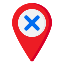 Cancel Location  Icon