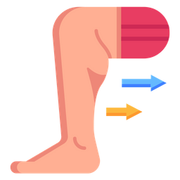 종아리 수술  아이콘