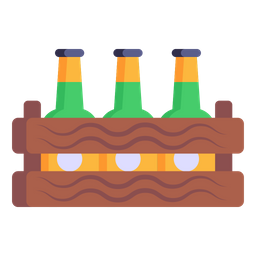 Caixa de garrafas  Ícone