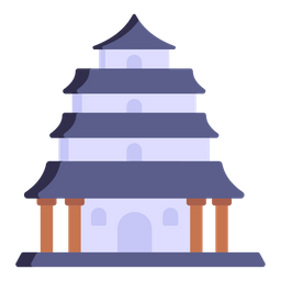 Buddhistischer Tempel  Symbol