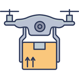 Entrega de drones  Ícone