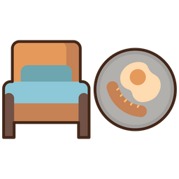 Bed And Breakfast  Icon