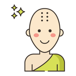 Buddhist Man  Icon