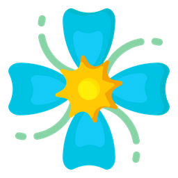 Blau lila  Symbol