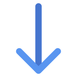 Direction Down  Icon