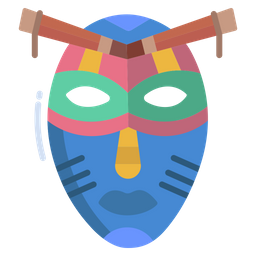 African Mask  Icon