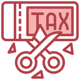 Cut Tax  Icon