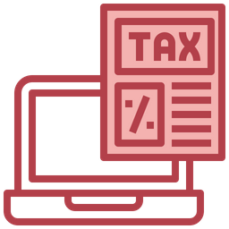 Online Tax  Icon