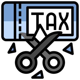 Cut Tax  Icon