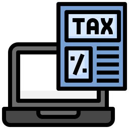 Online Tax  Icon