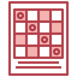 Bingo-Karte  Symbol