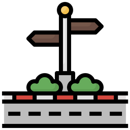 Directional Sign  Icon