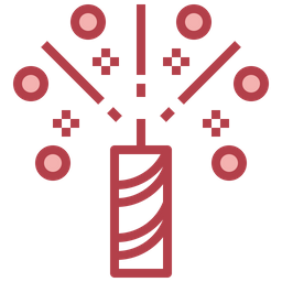 Feuerwerk  Symbol