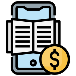 E Book Cost  Icon