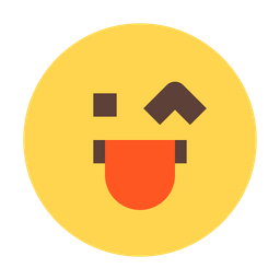 Grin Tongue Wink  Icon