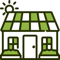 Solar House Solar Energy Solar Panel Icon