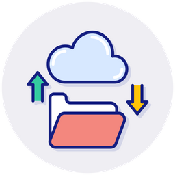 Cloud-Technologie  Symbol