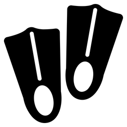 Tauchflossen  Symbol