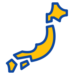 Japan Map  Icon