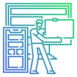 Digitale Plattform  Symbol