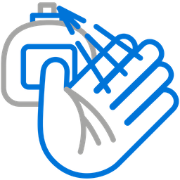 Handdesinfektionsmittel  Symbol