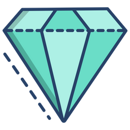 Diamante 3D  Ícone