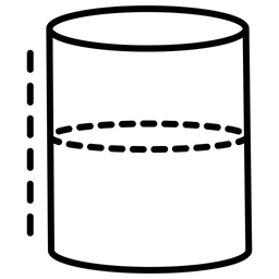 3D-Zylinder  Symbol